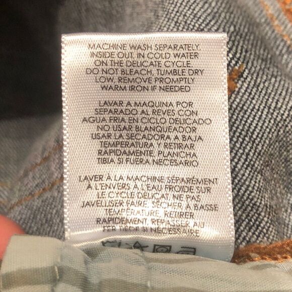 Cabi Size 4 High Straight Jeans #3386 Dark Wash - Picture 6 of 10